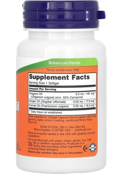 Oregano Oil, 90 Softgels fiyatları