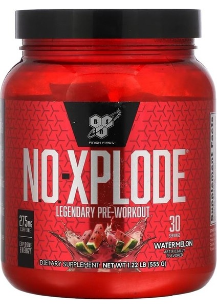Bsn, No-Xplode, Efsanevi Antrenman Öncesi, Karpuz, 1,22 Lb (555 gr).usa Vers.