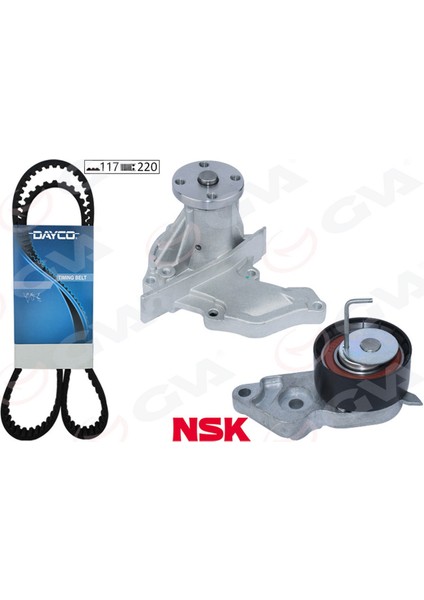 Devirdaimli Eksantrik Gergi Kiti 117X220 Fiesta Iv-V 95 Focus 98 Fusion 02 1.25I -1.4i-1.6i 16V Gnzrz