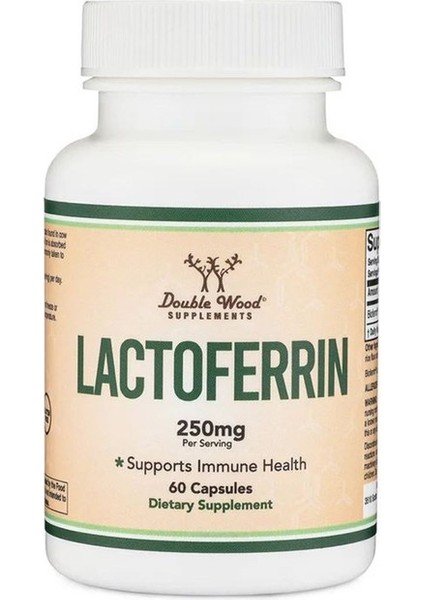 Lactoferrin 250 mg 60 Veg. Kapsül.usa Vers.