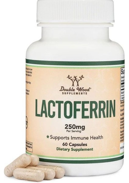 Lactoferrin 250 mg 60 Veg. Kapsül.usa Vers.