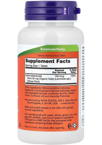 Foods Kelp 150 Mcg 200 Kapsül fiyatları