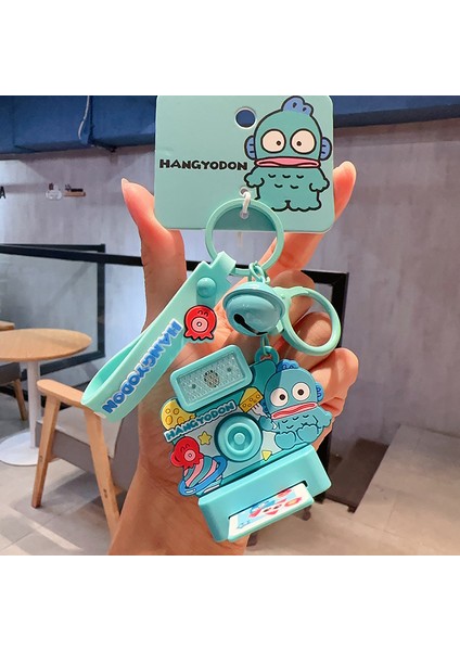 Sanrio Kurome Bebek Anahtarlık Kadın Sevimli Tamagotchi Köpek Peluş Kamera Biblolar (Yurt Dışından)