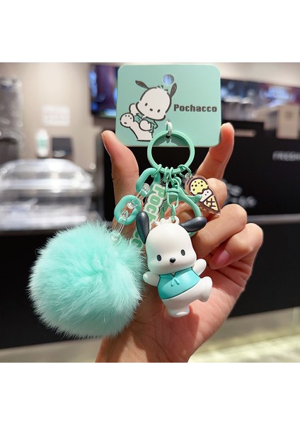 Sanrio Kurome Bebek Anahtarlık Kadın Sevimli Tamagotchi Köpek Peluş Kamera Biblolar (Yurt Dışından)