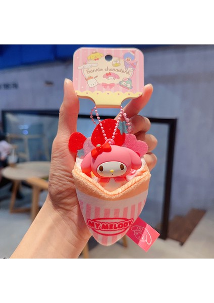 Sanrio Kurome Bebek Anahtarlık Kadın Sevimli Tamagotchi Köpek Peluş Kamera Biblolar (Yurt Dışından)