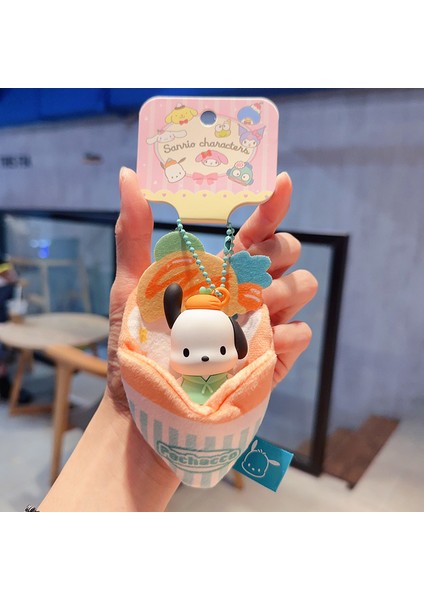 Sanrio Kurome Bebek Anahtarlık Kadın Sevimli Tamagotchi Köpek Peluş Kamera Biblolar (Yurt Dışından)