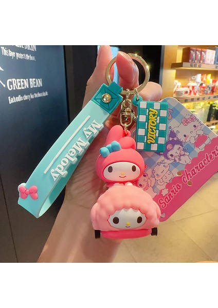 Sanrio Kurome Bebek Anahtarlık Kadın Sevimli Tamagotchi Köpek Peluş Kamera Biblolar (Yurt Dışından)