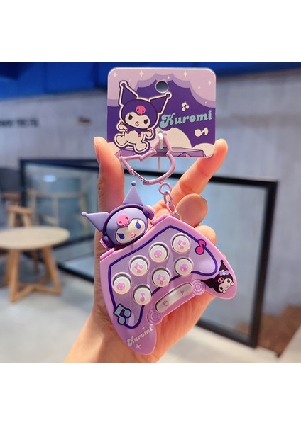 Sanrio Kurome Bebek Anahtarlık Kadın Sevimli Tamagotchi Köpek Peluş Kamera Biblolar (Yurt Dışından)