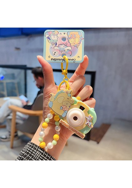 Sanrio Kurome Bebek Anahtarlık Kadın Sevimli Tamagotchi Köpek Peluş Kamera Biblolar (Yurt Dışından)
