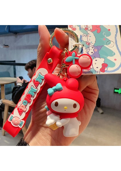 Sanrio Kurome Bebek Anahtarlık Kadın Sevimli Tamagotchi Köpek Peluş Kamera Biblolar (Yurt Dışından)