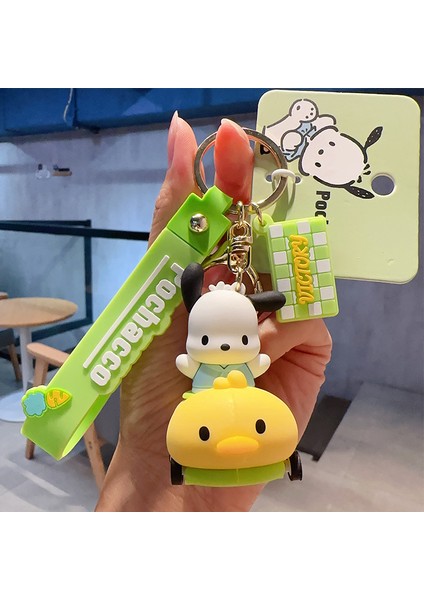 Sanrio Kurome Bebek Anahtarlık Kadın Sevimli Tamagotchi Köpek Peluş Kamera Biblolar (Yurt Dışından)