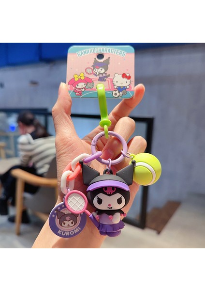 Sanrio Kurome Bebek Anahtarlık Kadın Sevimli Tamagotchi Köpek Peluş Kamera Biblolar (Yurt Dışından)