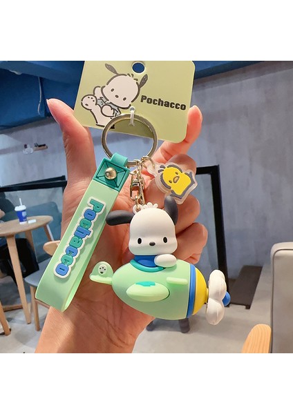 Sanrio Kurome Bebek Anahtarlık Kadın Sevimli Tamagotchi Köpek Peluş Kamera Biblolar (Yurt Dışından)