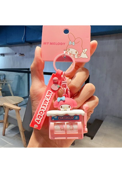 Sanrio Kurome Bebek Anahtarlık Kadın Sevimli Tamagotchi Köpek Peluş Kamera Biblolar (Yurt Dışından)