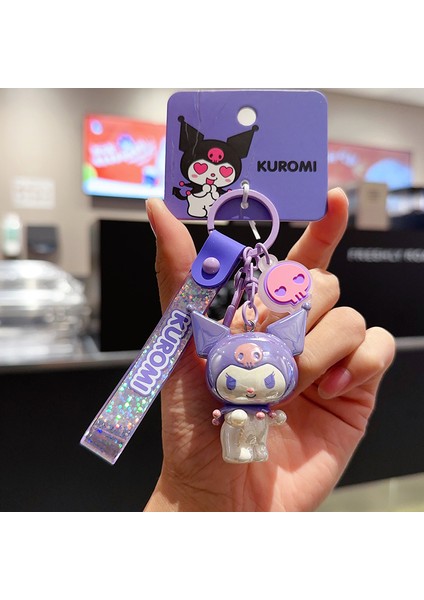 Sanrio Kurome Bebek Anahtarlık Kadın Sevimli Tamagotchi Köpek Peluş Kamera Biblolar (Yurt Dışından)