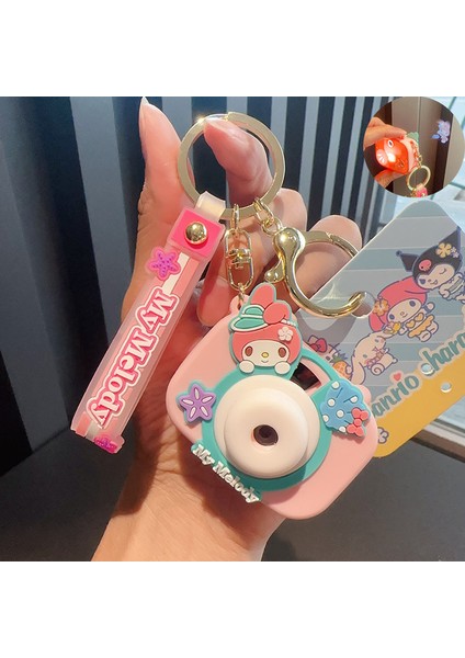 Sanrio Kurome Bebek Anahtarlık Kadın Sevimli Tamagotchi Köpek Peluş Kamera Biblolar (Yurt Dışından)