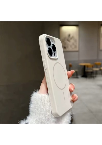 Apple iPhone 15 Pro Max Uyumlu Kılıf Magsafe ve Animasyonlu