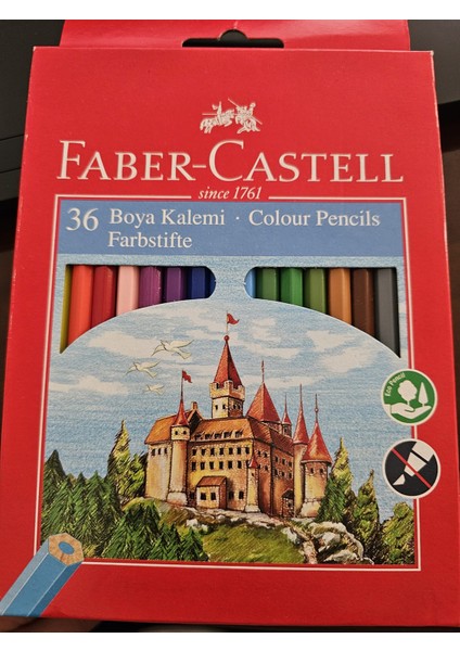 Boya Kalemi Karton Kutu 36'lı