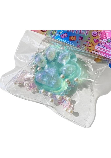 Peluş Kedi Patisi Cupcake Süper Yumuşak Çimdik Çimdik Müzik Havalandırma Oyuncağı Çörek Simülasyonu Çimdik Çimdik Müzik (Yurt Dışından)