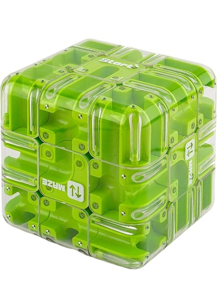 Sınır Ötesi Yeni 3D Üç Boyutlu Yürüyen Boncuklar Dönen Top Labirent Üçüncü Dereceden Rubik Küpü Denge Eğitimi Bulmaca Dekompresyon Oyuncakları (Yurt Dışından)