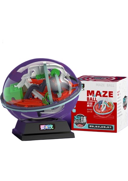 Sınır Ötesi Yeni 3D Üç Boyutlu Yürüyen Boncuklar Dönen Top Labirent Üçüncü Dereceden Rubik Küpü Denge Eğitimi Bulmaca Dekompresyon Oyuncakları (Yurt Dışından)