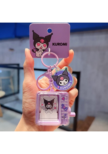 Sanrio Kurome Bebek Anahtarlık Kadın Sevimli Tamagotchi Köpek Peluş Kamera Biblolar (Yurt Dışından)