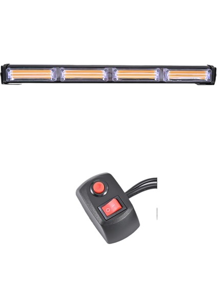 Cob Uzun Çubuk Işık LED Uyarı Yanıp Sönen Işık Mühendislik Araç Tavan Uyarı Işığı Strobe Çubuk Işıklar (Yurt Dışından)