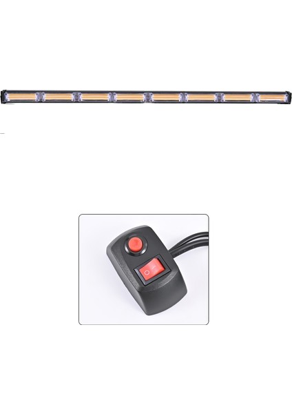 Cob Uzun Çubuk Işık LED Uyarı Yanıp Sönen Işık Mühendislik Araç Tavan Uyarı Işığı Strobe Çubuk Işıklar (Yurt Dışından)