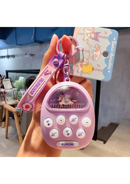 Sanrio Kurome Bebek Anahtarlık Kadın Sevimli Tamagotchi Köpek Peluş Kamera Biblolar (Yurt Dışından)