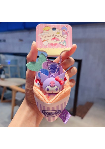 Sanrio Kurome Bebek Anahtarlık Kadın Sevimli Tamagotchi Köpek Peluş Kamera Biblolar (Yurt Dışından)