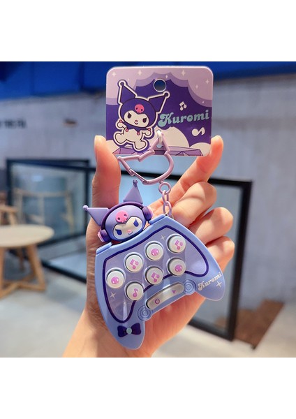 Sanrio Kurome Bebek Anahtarlık Kadın Sevimli Tamagotchi Köpek Peluş Kamera Biblolar (Yurt Dışından)