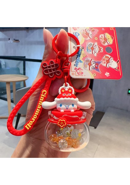 Sanrio Kurome Bebek Anahtarlık Kadın Sevimli Tamagotchi Köpek Peluş Kamera Biblolar (Yurt Dışından)
