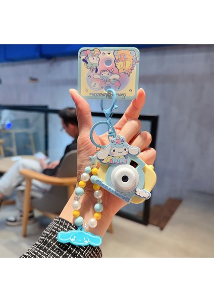 Sanrio Kurome Bebek Anahtarlık Kadın Sevimli Tamagotchi Köpek Peluş Kamera Biblolar (Yurt Dışından)