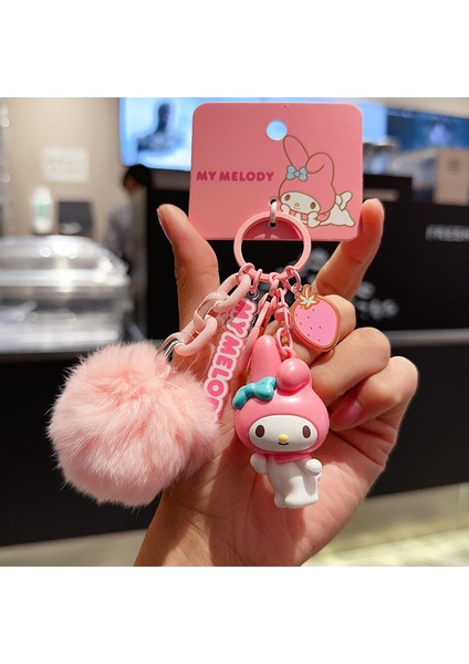 Sanrio Kurome Bebek Anahtarlık Kadın Sevimli Tamagotchi Köpek Peluş Kamera Biblolar (Yurt Dışından)