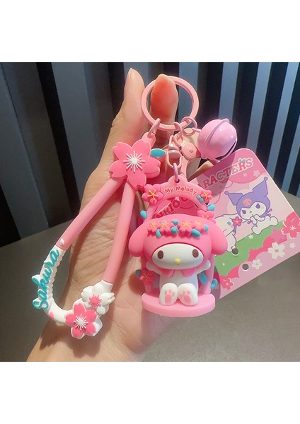Sanrio Kurome Bebek Anahtarlık Kadın Sevimli Tamagotchi Köpek Peluş Kamera Biblolar (Yurt Dışından)