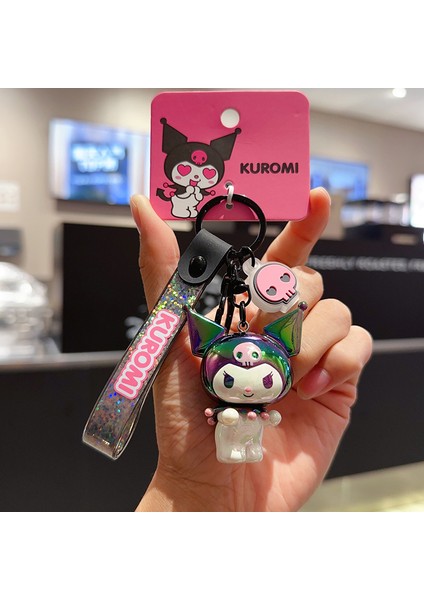 Sanrio Kurome Bebek Anahtarlık Kadın Sevimli Tamagotchi Köpek Peluş Kamera Biblolar (Yurt Dışından)