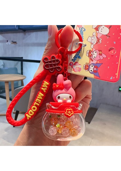 Sanrio Kurome Bebek Anahtarlık Kadın Sevimli Tamagotchi Köpek Peluş Kamera Biblolar (Yurt Dışından)
