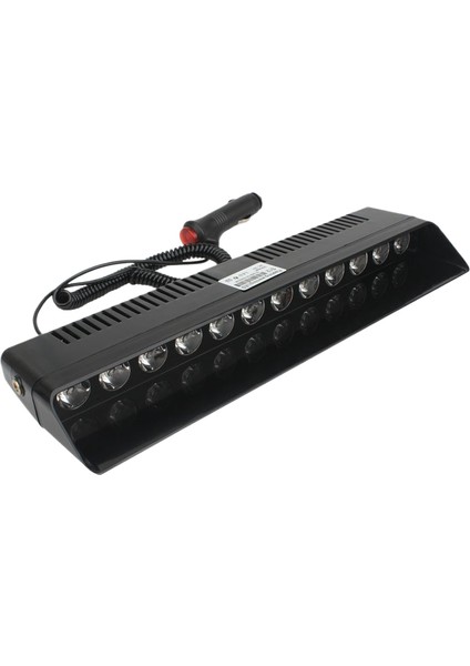 Yüksek Güçlü 12LED Araba Kırmızı ve Mavi Flaşör Işığı Kürek Tipi Vantuz Işığı Uyarı Işığı Flaş Işığı (Yurt Dışından)