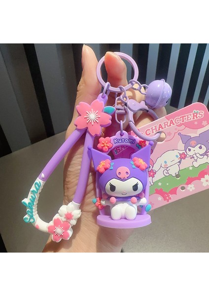 Sanrio Kurome Bebek Anahtarlık Kadın Sevimli Tamagotchi Köpek Peluş Kamera Biblolar (Yurt Dışından)