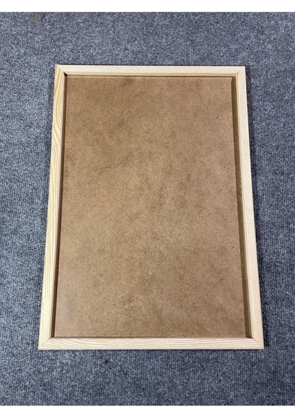 50 x 70 Ahşap Çerçeve Poster Puzzle Siyah & Beyaz & Ceviz & Masif & 4 Renk Iskandinav