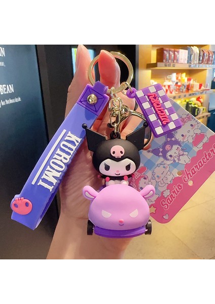 Sanrio Kurome Bebek Anahtarlık Kadın Sevimli Tamagotchi Köpek Peluş Kamera Biblolar (Yurt Dışından)