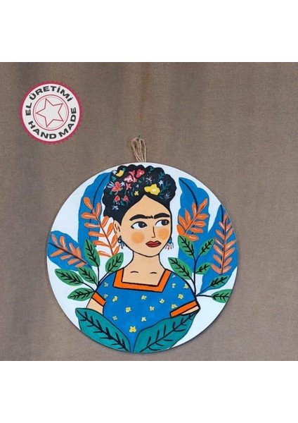 4379 El Çizimi Frida Duvar Dekoru