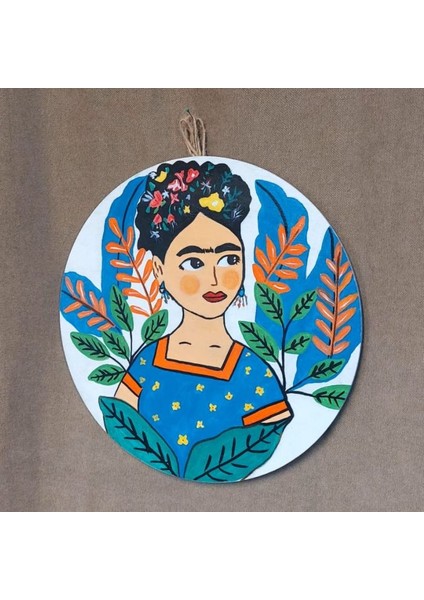 4379 El Çizimi Frida Duvar Dekoru