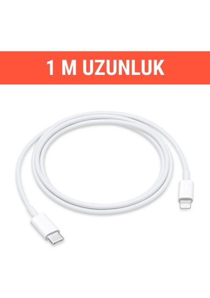 Apple iPhone Tüm Cihazlar Ile Uyumlu Hızlı Şarj Seti 20W Adaptör(Type-C) + Şarj Kablosu (Type-C/ligtning)W