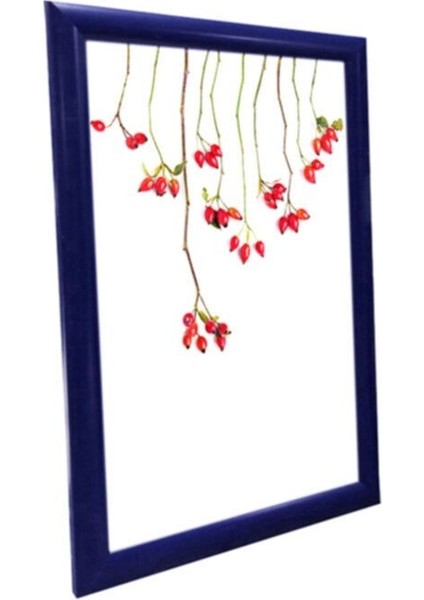 Hediyelik Çerçeve Dekorasyon Resim Çerçevesi A4 Diploma Belge A4 Lacivert