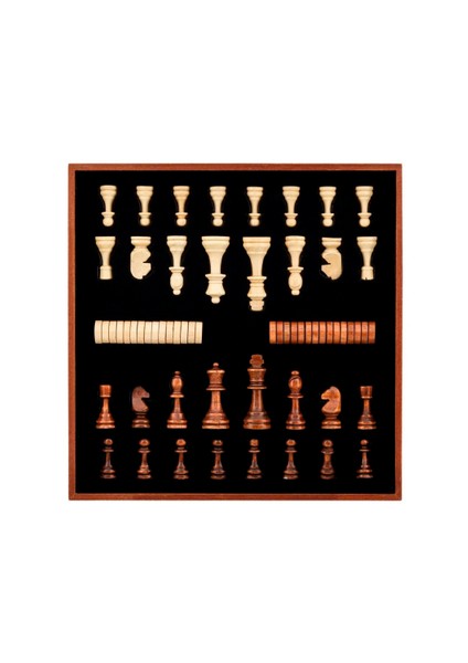 Premium Ahşap Satranç Takımı