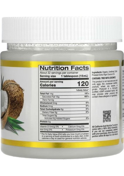 Superfoods, Soğuk Sıkım Organik Sızma Hindistan Cevizi Yağı, 473 ml fiyatları