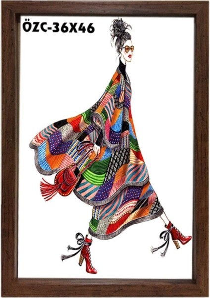 Kahverengi Resim Çerçevesi 36 x 46
