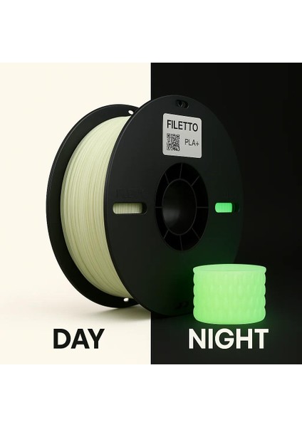 Pla+ Filament 1.75MM 1 kg - Glow Yeşil