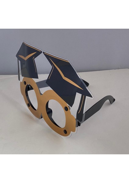 Parti gözlüğü mezuniyet gold siyah çift kepli fırsatları